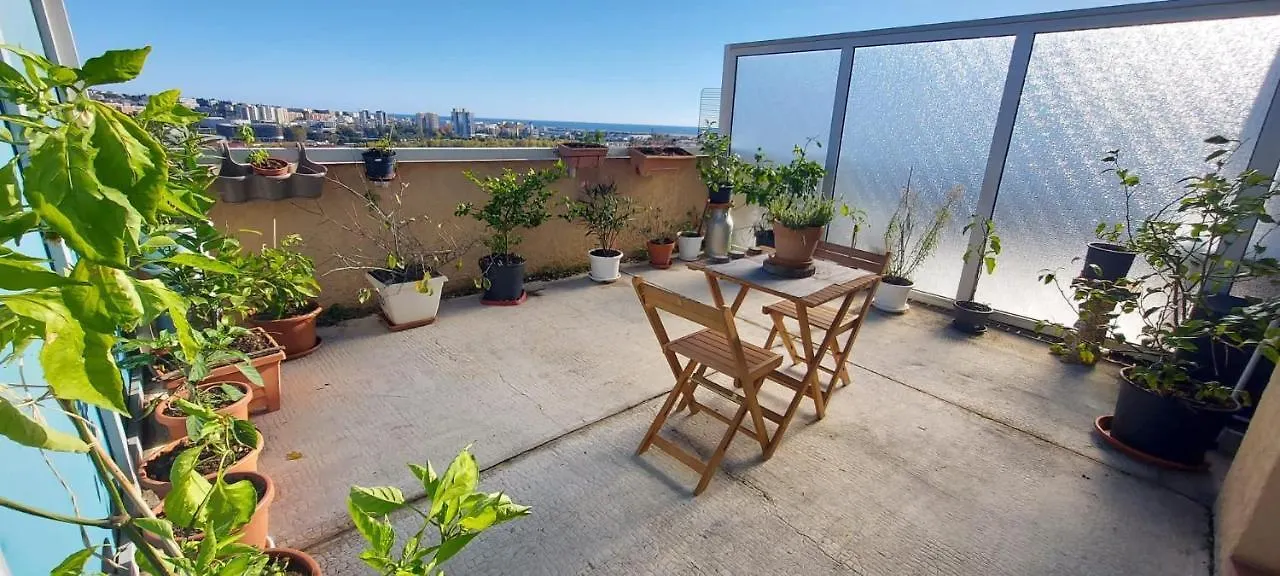Apartment T2 Vue Mer, Terrasse Sud, Climatisation, Piscine Saint-Laurent-du-Var